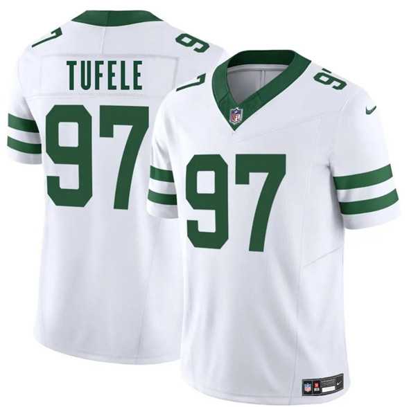 Men & Women & Youth New York Jets #97 Jay Tufele White 2025 F.U.S.E. Vapor Untouchable Limited Stitched Jersey,We sell and wholesale Men & Women & Youth New York Jets #97 Jay Tufele White 2025 F.U.S.E. Vapor Untouchable Limited Stitched Jersey on line form chian!